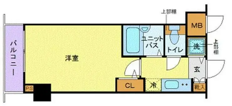 トーシンフェニックス中野 2階階 間取り