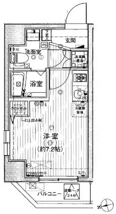 Beaute菊名 4階階 間取り