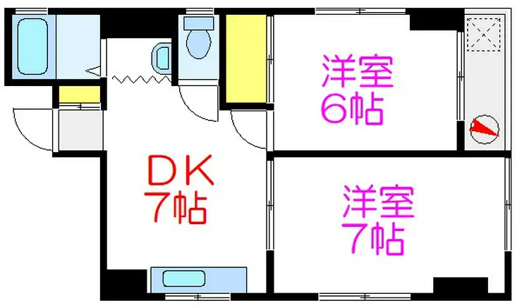 野村ビル 5階階 間取り