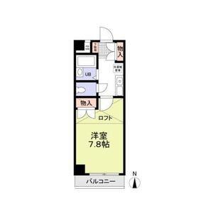 サンヒルズ藤ヶ丘(1K/5階)の間取り写真