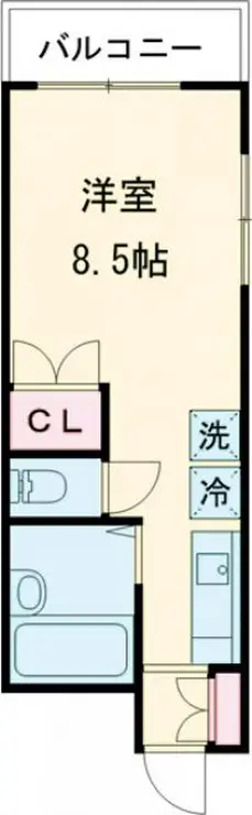 メゾンドシャルム 3階階 間取り