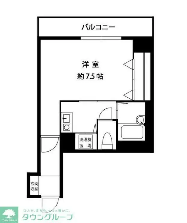 アサカシオン三軒茶屋 3階階 間取り