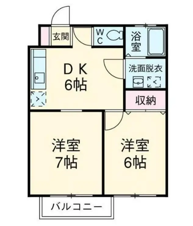 サンライトパレス 1階階 間取り