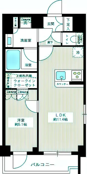 AXAS西馬込アジールコート 3階階 間取り