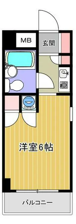 ライオンズマンション相模原第6 5階階 間取り