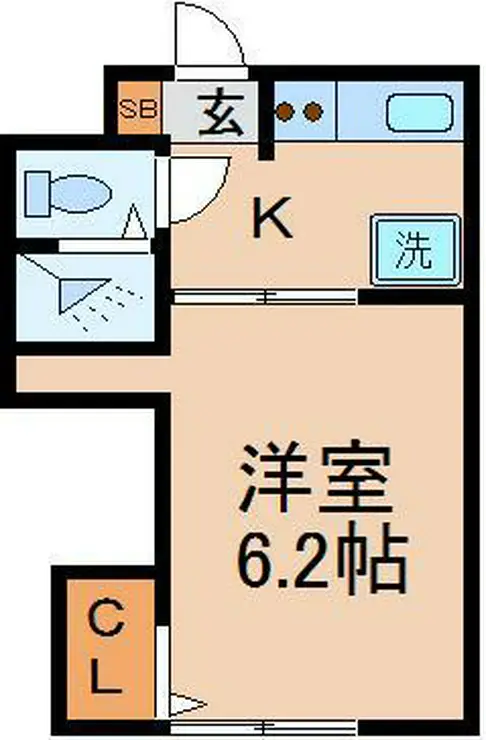 魚地マンション 2階階 間取り