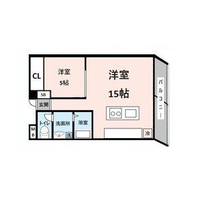 GIULIA須磨浦III(1LDK/1階)の間取り写真
