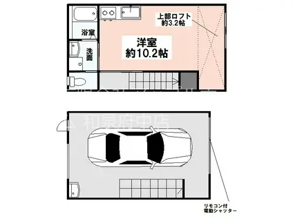 KICHI和泉上町(ワンルーム/1階)の間取り写真