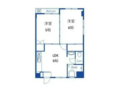 ピア31(2LDK/2階)の間取り写真