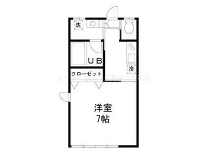 サンライフ瀬谷(1K/2階)の間取り写真