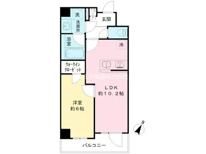 MODIER BUNKYO KOISHIKAWA(1LDK/1階)の間取り写真