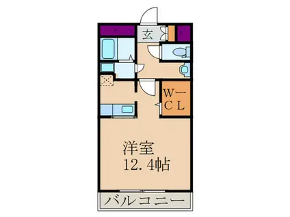 HOUMI.BLD(ワンルーム/2階)の間取り写真