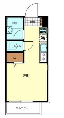 アクセス大塚(ワンルーム/2階)の間取り写真