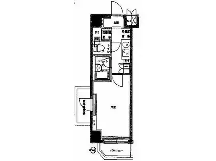 ルーブル池上伍番館(1K/2階)の間取り写真