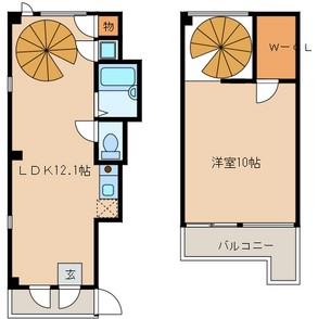 MMS8 MMS8(1LDK/4階)の間取り写真