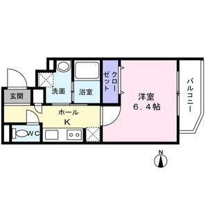 LUMIERA NAGAMACHI(1K/5階)の間取り写真
