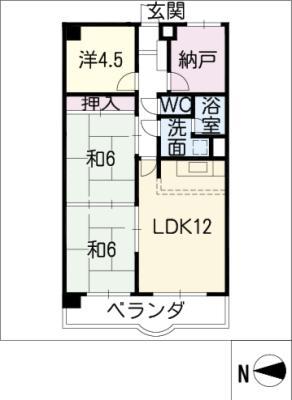 エクセレント伸和(3SLDK/3階)の間取り写真