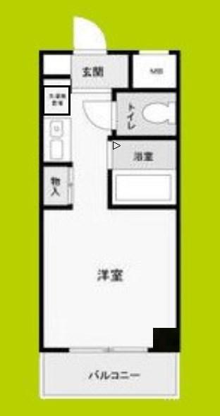 LAKIAMAISON弁天町(ワンルーム/3階)の間取り写真