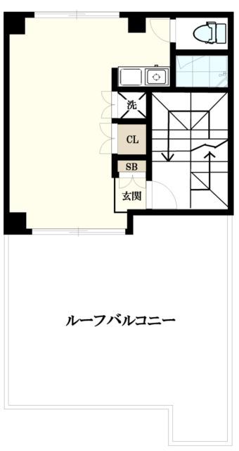中延コンパウンド(ワンルーム/3階)の間取り写真