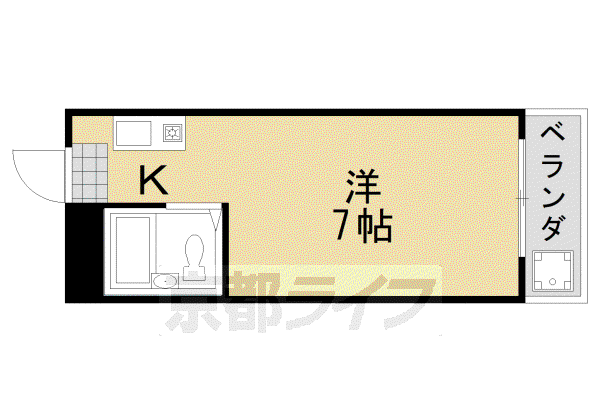 EXE88(1K/2階)の間取り写真