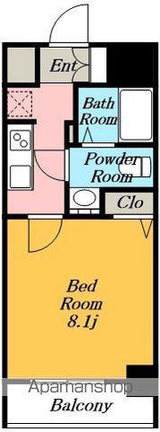SHOKEN RESIDENCE名古屋サウス(1K/6階)の間取り写真