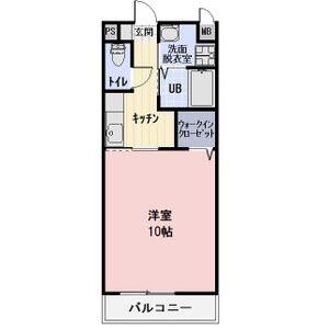 EDEL西軽井沢(1K/2階)の間取り写真