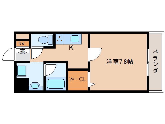 PRIMAVERILE(1K/2階)の間取り写真