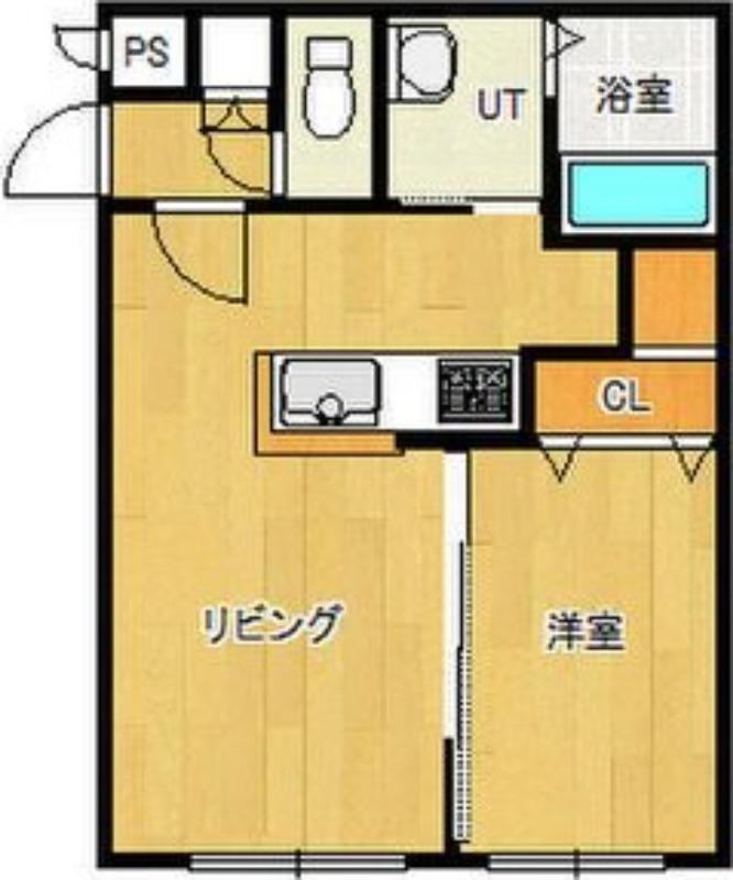 ドルチェ(1LDK/4階)の間取り写真