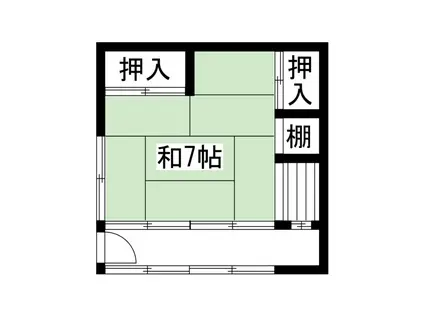 KARATOHANA(ワンルーム/1階)の間取り写真
