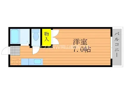 エステートピア平井N棟(1K/2階)の間取り写真