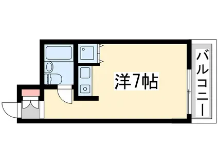 レバンガ新大阪イースト(ワンルーム/3階)の間取り写真