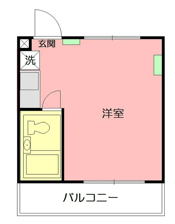 ドムール平塚第2 2階階 間取り