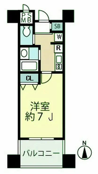 グランヴァン東品川 4階階 間取り