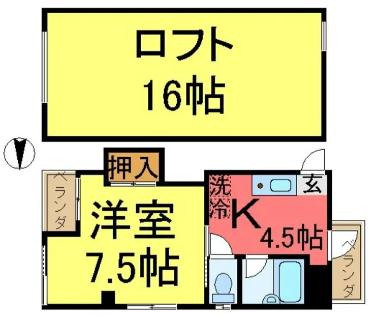 アルファコア 4階階 間取り