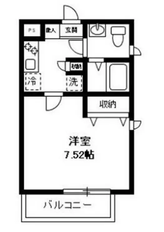 サザンクロス 1階階 間取り