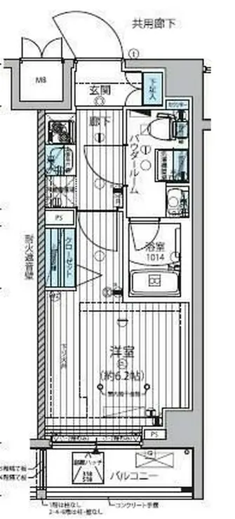 メインステージ武蔵小杉 1階階 間取り