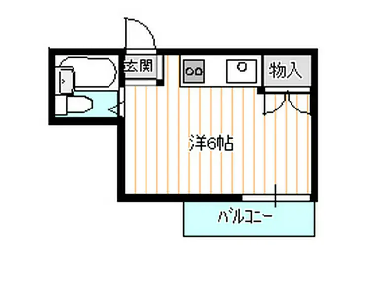 コンチネンタルハイツ熊谷 1階階 間取り