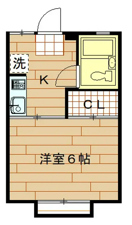 コーポドルチェ 1階階 間取り