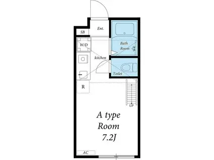 リブリ・HIMAWARI(ワンルーム/1階)の間取り写真