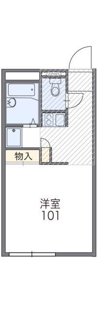 レオパレスヴィルヌーブ(1K/3階)の間取り写真