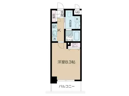 プリマヴェーラ大塚(1K/3階)の間取り写真