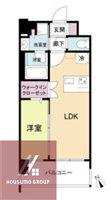 ブランシエスタ南吹田パークサイド(1LDK/5階)の間取り写真