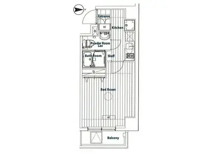 ネクストレンド TOKYO SKYTREE(1K/7階)の間取り写真