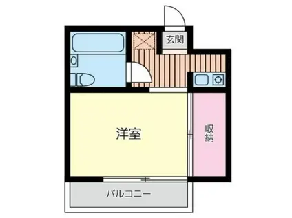 グレイスM(1K/3階)の間取り写真