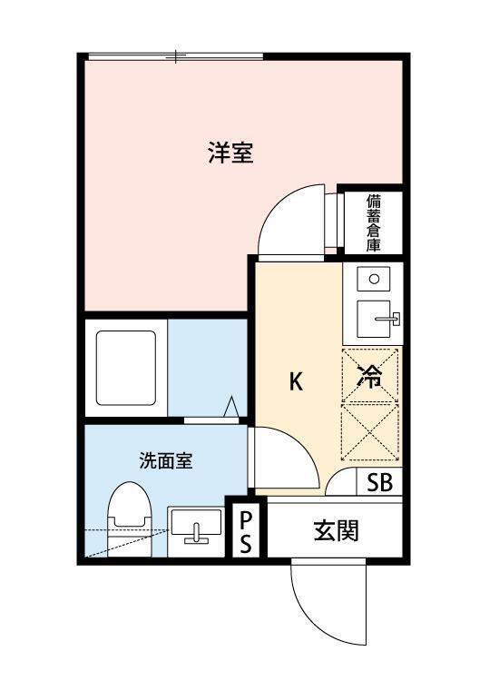 CIEL KAMIKITAZAWA(1K/3階)の間取り写真