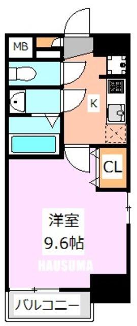MA・MAISON(1K/6階)の間取り写真