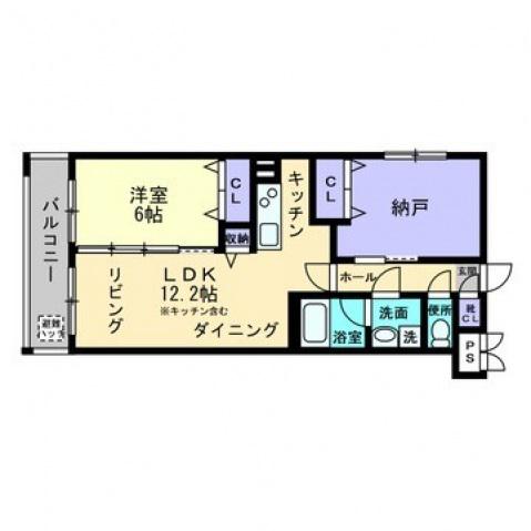 ピアグロリア森下町(2LDK/2階)の間取り写真