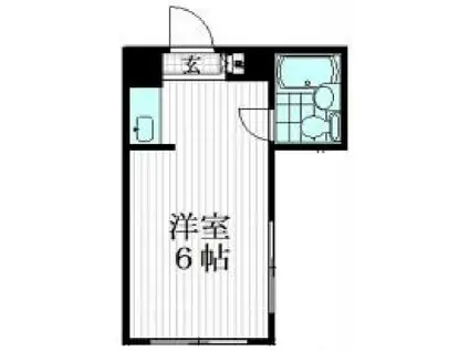 シェロ成増(ワンルーム/1階)の間取り写真