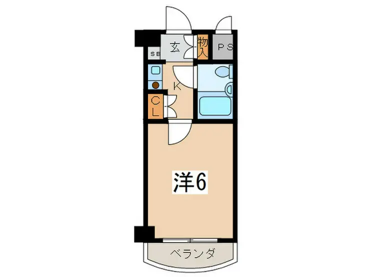 ホーユウコンフォルトレディース白楽 4階階 間取り