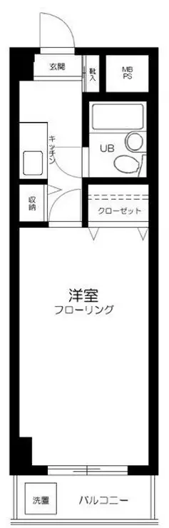 新宿セントビラ永谷 6階階 間取り